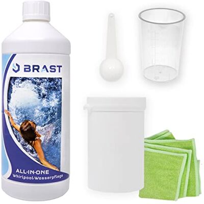 BRAST All in One Wasserpflege Set 5tlg für Pool-Anfänger mit ausführlicher Deutscher Anleitung Made in Europa BRAST All in One Wasserpflege Set 5tlg für Pool-Anfänger mit ausführlicher Deutscher Anleitung Made in Europa