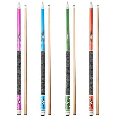 VEVOR Billardqueue 4 STK. (1473,2 mm / 510/538/566/595 g) aus kanadischem Ahornholz mit ABS-Verbindungsring, Billardstock geeignet für Bar Zuhause Büro Amerikanisches 9-Ball-Spiel, Pool cue VEVOR Billardqueue 4 STK. (1473,2 mm / 510/538/566/595 g) aus kanadischem Ahornholz mit ABS-Verbindungsring, Billardstock geeignet für Bar Zuhause Büro Amerikanisches 9-Ball-Spiel, Pool cue
