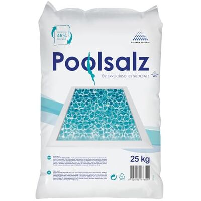 IBA Salinen Austria 25 kg Poolsalz Siedesalz Pool Chlorgenerator Salzwasser Elektrolyse IBA Salinen Austria 25 kg Poolsalz Siedesalz Pool Chlorgenerator Salzwasser Elektrolyse
