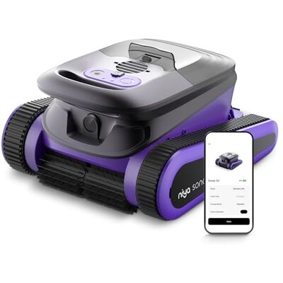 Dolphin Niya Sonar 50 Poolroboter Boden und Wand, Wasserlinienreinigung, App-Steuerung, Intelligente Navigation, 2,5 Stunden Reinigung, Fein-Filter, Eingelassene Pool bis zu 12 m Dolphin Niya Sonar 50 Poolroboter Boden und Wand, Wasserlinienreinigung, App-Steuerung, Intelligente Navigation, 2,5 Stunden Reinigung, Fein-Filter, Eingelassene Pool bis zu 12 m