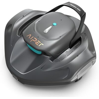 AIPER Seagull 800B Poolroboter für Aufstellpool, Poolsauger Akku, 90 Min. Laufzeit, Intelligente Selbstparkfunktion, LED-Anzeige, Automatischer Poolreiniger für Flachbodenpools bis 80 m² AIPER Seagull 800B Poolroboter für Aufstellpool, Poolsauger Akku, 90 Min. Laufzeit, Intelligente Selbstparkfunktion, LED-Anzeige, Automatischer Poolreiniger für Flachbodenpools bis 80 m²