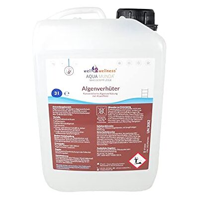 well2wellness Aqua Munda Wasserpflege Premium Pool Algenverhüter 3l well2wellness Aqua Munda Wasserpflege Premium Pool Algenverhüter 3l