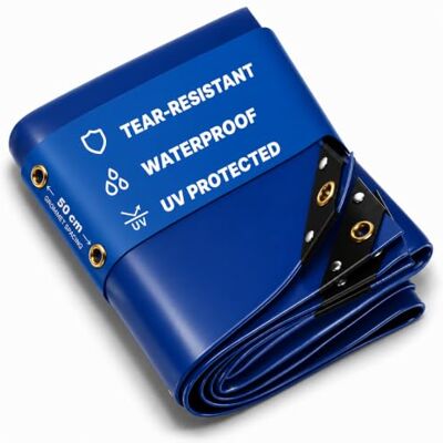 Nemaxx ® Abdeckplane 650 g/m² 3×2 m Blau Messing-Ösen wasserdicht UV-fest Schwerlast & schimmelresistent, verschweißter Saum, verstärkte Ecken, Ösen alle 50 cm – für Holz, Garten, Dach, Bau & Pool Nemaxx ® Abdeckplane 650 g/m² 3×2 m Blau Messing-Ösen wasserdicht UV-fest Schwerlast & schimmelresistent, verschweißter Saum, verstärkte Ecken, Ösen alle 50 cm – für Holz, Garten, Dach, Bau & Pool