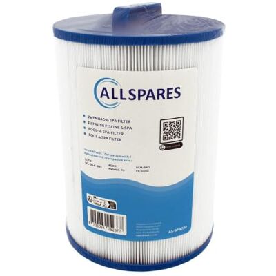 AllSpares 2X Whirlpool Filter, Poolfilter, Spa Filterkartusche Ersatz für Pleatco PWW50P3 Unicel 6CH-940 Filbur FC-0359 Waterway 817-0050 SC714 / 60401 Ø150x210mm AllSpares 2X Whirlpool Filter, Poolfilter, Spa Filterkartusche Ersatz für Pleatco PWW50P3 Unicel 6CH-940 Filbur FC-0359 Waterway 817-0050 SC714 / 60401 Ø150x210mm