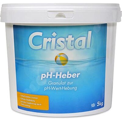 Cristal pH-Heber Granulat 5 kg Einfache Handhabung Top Wirkung Pufferwirkung für stabilen pH-Wert pH+ Optimierung als Basis der Wasserpflege Cristal pH-Heber Granulat 5 kg Einfache Handhabung Top Wirkung Pufferwirkung für stabilen pH-Wert pH+ Optimierung als Basis der Wasserpflege