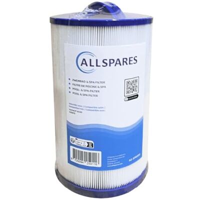AllSpares Whirlpool Filterkartusche geeignet für Vortex VX30 125979 Twist-Lock-System Ersatz Spa-Filter für Whirlpools Filterkartusche für sauberes Wasser 216 x 125 mm AllSpares Whirlpool Filterkartusche geeignet für Vortex VX30 125979 Twist-Lock-System Ersatz Spa-Filter für Whirlpools Filterkartusche für sauberes Wasser 216 x 125 mm