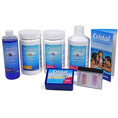 Bayrol Cristal Poolpflege-Set Sauerstoff 4,1 kg Wasserpflege Starter Set, Körnig, für die chlorfrei Pool Pflege Bayrol Cristal Poolpflege-Set Sauerstoff 4,1 kg Wasserpflege Starter Set, Körnig, für die chlorfrei Pool Pflege