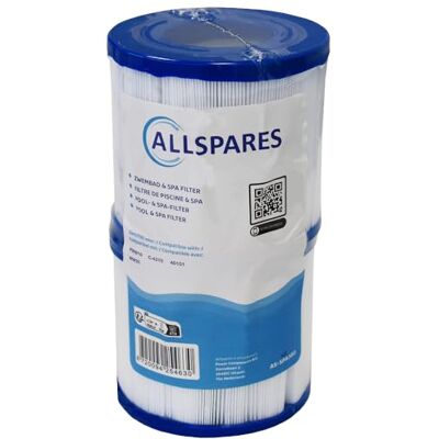 AllSpares Whirlpool Filter, Poolfilter, Spa Filterkartusche für Pleatco PWW10 WW10 WW20 40101 0,93 qm Arctic Spa Coast Spas RotoSpa Waterway Ø100 x 100mm Öffnung 50mm 2 Stück AllSpares Whirlpool Filter, Poolfilter, Spa Filterkartusche für Pleatco PWW10 WW10 WW20 40101 0,93 qm Arctic Spa Coast Spas RotoSpa Waterway Ø100 x 100mm Öffnung 50mm 2 Stück