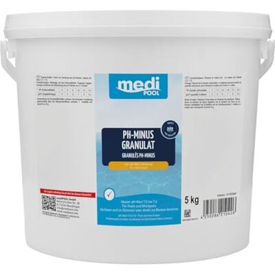 POWERHAUS24 mediPOOL pH Senker, pH-Minus Granulat 5 kg POWERHAUS24 mediPOOL pH Senker, pH-Minus Granulat 5 kg