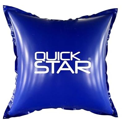 QUICK STAR Poolkissen Eckig 120x120 cm Blau 4 Seile & Sicherheitsventil 2X Reparaturset PVC 0,44mm Winter Pool Kissen mit Doppelnaht Luftkissen Chlor- und UV-Beständig QUICK STAR Poolkissen Eckig 120x120 cm Blau 4 Seile & Sicherheitsventil 2X Reparaturset PVC 0,44mm Winter Pool Kissen mit Doppelnaht Luftkissen Chlor- und UV-Beständig
