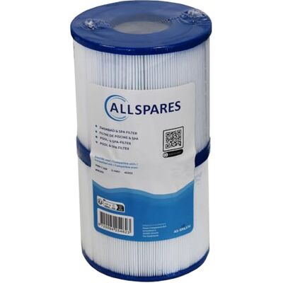 AllSpares Whirlpool Filter, Poolfilter, Spa Filterkartusche Ersatz fr Pleatco PRB17.5SF Unicel C-4401 Darlly SC726 WW35D 40352 3,25 qm 125 x 120mm ffnung 54mm 2 Stck AllSpares Whirlpool Filter, Poolfilter, Spa Filterkartusche Ersatz fr Pleatco PRB17.5SF Unicel C-4401 Darlly SC726 WW35D 40352 3,25 qm 125 x 120mm ffnung 54mm 2 Stck