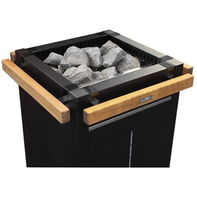 Harvia Virta Schutzreling 34 cm HL2 Schutzgeländer aus Espe Seitenteil Schriftzug Harvia Virta Schutzreling 34 cm HL2 Schutzgeländer aus Espe Seitenteil Schriftzug