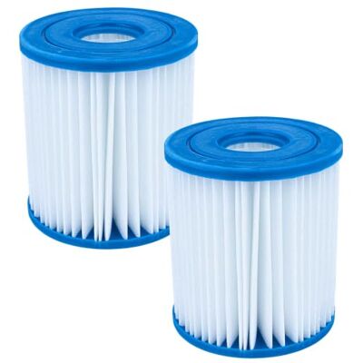 vhbw 2X Filterkartusche kompatibel mit Intex 28601, 28601EG für 28201EH Metal Frame Pool Swimmingpool, Filterpumpe Wasserfilter Blau Weiß vhbw 2X Filterkartusche kompatibel mit Intex 28601, 28601EG für 28201EH Metal Frame Pool Swimmingpool, Filterpumpe Wasserfilter Blau Weiß