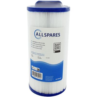 AllSpares Whirlpool Filter, Poolfilter, Spa Filterkartusche für Unicel 4CH-24 Darlly SC717 40260 Master Spas Dream Maker Saratoga Spa LA Spas Vita Spa 120 x 250mm 38mm Innengewinde AllSpares Whirlpool Filter, Poolfilter, Spa Filterkartusche für Unicel 4CH-24 Darlly SC717 40260 Master Spas Dream Maker Saratoga Spa LA Spas Vita Spa 120 x 250mm 38mm Innengewinde