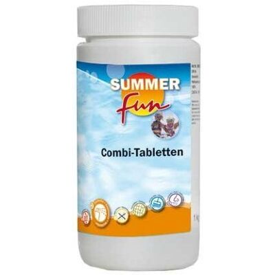 Summer Fun 502010761 Combi Tablette ( Algen, Flock, Chlor ), 1.2 kg Summer Fun 502010761 Combi Tablette ( Algen, Flock, Chlor ), 1.2 kg