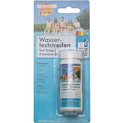 Summer Fun Wasserteststreifen (50 Stück) pH/chlor/Brom Summer Fun Wasserteststreifen (50 Stück) pH/chlor/Brom