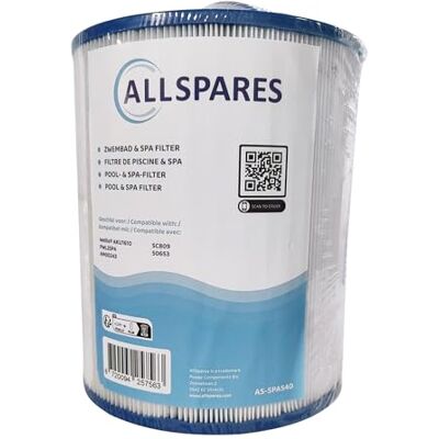 AllSpares Whirlpool Filter, Poolfilter, Spa Filterkartusche Ersatz fr Wellis AKU1610 Pleatco PWL25P4 Darlly SC809 AM00243 Budapest Dublin Ibiza 145 x 173mm 38mm Feingewinde AllSpares Whirlpool Filter, Poolfilter, Spa Filterkartusche Ersatz fr Wellis AKU1610 Pleatco PWL25P4 Darlly SC809 AM00243 Budapest Dublin Ibiza 145 x 173mm 38mm Feingewinde