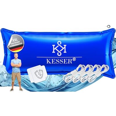 KESSER ® Poolkissen Winter 200cm x 400cm Poolabdeckung mit Doppelnaht Whirpools Luftkissen Pool Abdeckung Überwinterung Abdeckung Einbaupools Winter PVC wasserdicht & UV-beständig mit 4X Seile KESSER ® Poolkissen Winter 200cm x 400cm Poolabdeckung mit Doppelnaht Whirpools Luftkissen Pool Abdeckung Überwinterung Abdeckung Einbaupools Winter PVC wasserdicht & UV-beständig mit 4X Seile