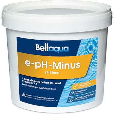 Bellaqua pH Minus Pool Whirlpool 6 kg Granulat pH Senker pH-Regulierung 100g / 10 m³ senkt pH-Wert um 0,1, schnelle Wirkung, direkt ins Wasser, pH-Idealwert 7,0-7,4, Pool und Whirlpool Bellaqua pH Minus Pool Whirlpool 6 kg Granulat pH Senker pH-Regulierung 100g / 10 m³ senkt pH-Wert um 0,1, schnelle Wirkung, direkt ins Wasser, pH-Idealwert 7,0-7,4, Pool und Whirlpool