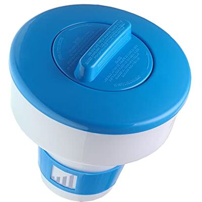 POWERHAUS24 Dosierschwimmer für 200g Tabletten, zur Dauerdosierung im Pool, mit Verstellring POWERHAUS24 Dosierschwimmer für 200g Tabletten, zur Dauerdosierung im Pool, mit Verstellring
