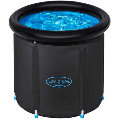 Bestway Lay-Z-Spa Eisbad Glacial Zen Kältebad für Regeneration, 230 L, TriTech Wände, Polar-Shield, Abdeckplane, Eisbad fürs Home Gym und Garten Bestway Lay-Z-Spa Eisbad Glacial Zen Kältebad für Regeneration, 230 L, TriTech Wände, Polar-Shield, Abdeckplane, Eisbad fürs Home Gym und Garten