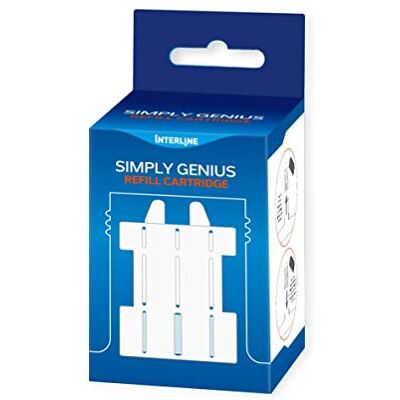 Interline Simply Genius Nachfüllpack (4Stk) für Sicherheits Chlor Dosierschwimmer für Ihren Pool Wasser. Geeignet für empfindliche Haut Interline Simply Genius Nachfüllpack (4Stk) für Sicherheits Chlor Dosierschwimmer für Ihren Pool Wasser. Geeignet für empfindliche Haut