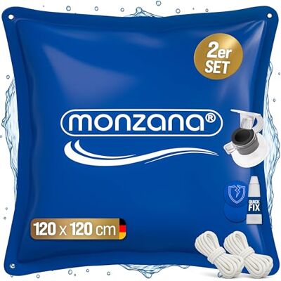 Monzana 2X Poolkissen Winter XL Chlorbeständig rechteckig mit Seil PVC Verstärktes Material bis -20°C Doppelnaht 4 Ösen Luftkissen Pool Abdeckung Sicherheitsventil Monzana 2X Poolkissen Winter XL Chlorbeständig rechteckig mit Seil PVC Verstärktes Material bis -20°C Doppelnaht 4 Ösen Luftkissen Pool Abdeckung Sicherheitsventil