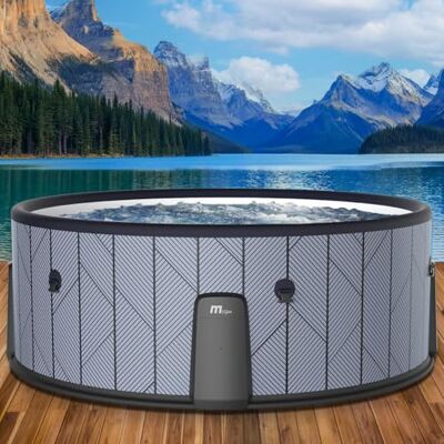 BRAST Whirlpool aufblasbar MSpa 4-8 Personen viele Modelle rund & eckig Ø 125-224cm, In- Outdoor Pool, bis zu 144 Massagedüsen, inkl. Aufblasfunktion, Abdeckung, Timer, Heizung Tidal BRAST Whirlpool aufblasbar MSpa 4-8 Personen viele Modelle rund & eckig Ø 125-224cm, In- Outdoor Pool, bis zu 144 Massagedüsen, inkl. Aufblasfunktion, Abdeckung, Timer, Heizung Tidal