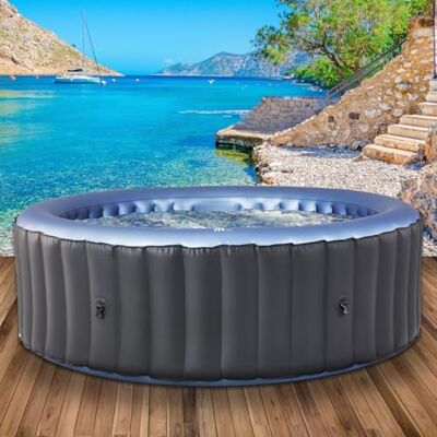 BRAST Whirlpool aufblasbar MSpa Bergen für 4-8 Personen viele Größen Ø180-224cm In- Outdoor Pool Ganzjähriger Einsatz bis zu 144 Massagedüsen Stromsparend inkl. Energiespar-Timer Bergen 6 BRAST Whirlpool aufblasbar MSpa Bergen für 4-8 Personen viele Größen Ø180-224cm In- Outdoor Pool Ganzjähriger Einsatz bis zu 144 Massagedüsen Stromsparend inkl. Energiespar-Timer Bergen 6