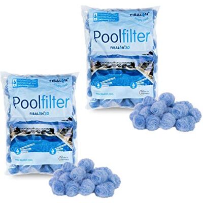 well2wellness 2 x FIBALON 3D Hochinnovatives + hochwirksamstes Filtermaterial für Pool Sandfilteranlagen im 350g Beutel well2wellness 2 x FIBALON 3D Hochinnovatives + hochwirksamstes Filtermaterial für Pool Sandfilteranlagen im 350g Beutel