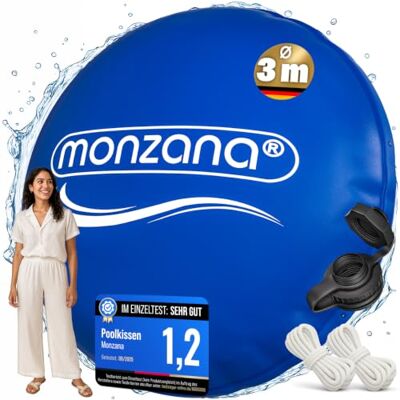Monzana Poolkissen Winter XXL Chlorbeständig 3m Rund mit Seil PVC Verstärktes Material bis -20°C Doppelnaht 6 Ösen Luftkissen Pool Abdeckung Boston Sicherheitsventil Monzana Poolkissen Winter XXL Chlorbeständig 3m Rund mit Seil PVC Verstärktes Material bis -20°C Doppelnaht 6 Ösen Luftkissen Pool Abdeckung Boston Sicherheitsventil
