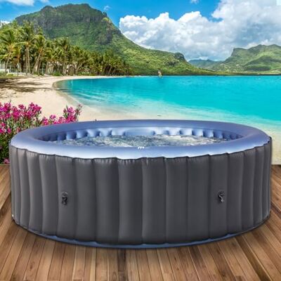 BRAST Whirlpool aufblasbar MSpa Bergen für 4-8 Personen viele Größen Ø180-224cm In- Outdoor Pool Ganzjähriger Einsatz bis zu 144 Massagedüsen Stromsparend inkl. Energiespar-Timer Bergen 4 BRAST Whirlpool aufblasbar MSpa Bergen für 4-8 Personen viele Größen Ø180-224cm In- Outdoor Pool Ganzjähriger Einsatz bis zu 144 Massagedüsen Stromsparend inkl. Energiespar-Timer Bergen 4