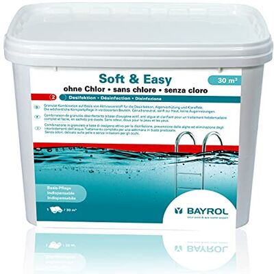 Bayrol Soft & Easy ohne Chlor Aktivsauerstoff Granulat mit Algenverhütung und Klareffekt vorportionierte Beutel 5,04 kg 30 m³ Bayrol Soft & Easy ohne Chlor Aktivsauerstoff Granulat mit Algenverhütung und Klareffekt vorportionierte Beutel 5,04 kg 30 m³