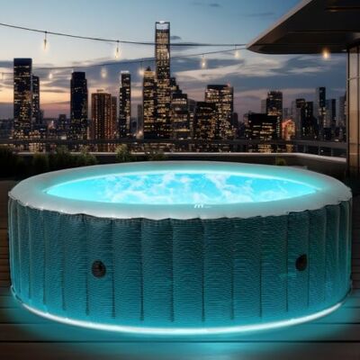 BRAST Whirlpool aufblasbar MSpa 4-8 Personen viele Modelle rund & eckig Ø 125-224cm, In- Outdoor Pool, bis zu 144 Massagedüsen, inkl. Aufblasfunktion, Abdeckung, Timer, Heizung Starry BRAST Whirlpool aufblasbar MSpa 4-8 Personen viele Modelle rund & eckig Ø 125-224cm, In- Outdoor Pool, bis zu 144 Massagedüsen, inkl. Aufblasfunktion, Abdeckung, Timer, Heizung Starry