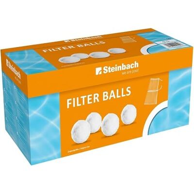 STEINBACH Filter Balls 1400 g Pool Filterbälle für Sandfilteranlagen Ersatz für Filtersand hohe Filterleistung langlebig & waschbar energiesparend STEINBACH Filter Balls 1400 g Pool Filterbälle für Sandfilteranlagen Ersatz für Filtersand hohe Filterleistung langlebig & waschbar energiesparend