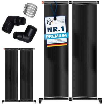 KESSER ® Solarkollektor Poolheizung 300x140 cm, Pool Zubehör, Wärmepumpe Pool, Solar Poolheizer für Pools bis 24.000L, Pool Solarheizung erweiterbar, UV-beständiger Kunststoff, Schwimmbad Solarheizung KESSER ® Solarkollektor Poolheizung 300x140 cm, Pool Zubehör, Wärmepumpe Pool, Solar Poolheizer für Pools bis 24.000L, Pool Solarheizung erweiterbar, UV-beständiger Kunststoff, Schwimmbad Solarheizung