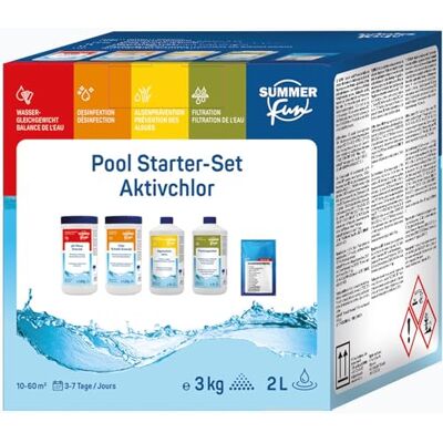 Summer Fun Starter Set Wasserpflege-Grundausstattung Chlor-Methode 5,2 kg Summer Fun Starter Set Wasserpflege-Grundausstattung Chlor-Methode 5,2 kg