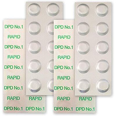 well2wellness 40 Pool Testtabletten Chlor-Wert Bestimmung (DPD No.1 Rapid) 4 x 10 Stück well2wellness 40 Pool Testtabletten Chlor-Wert Bestimmung (DPD No.1 Rapid) 4 x 10 Stück