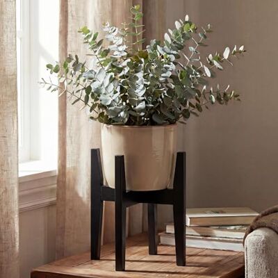 Mendler Bambus Pflanzenständer HWC-Q31, Blumenständer Blumentopfständer Blumenhalter, verstellbar 30x27-37cm schwarz Mendler Bambus Pflanzenständer HWC-Q31, Blumenständer Blumentopfständer Blumenhalter, verstellbar 30x27-37cm schwarz