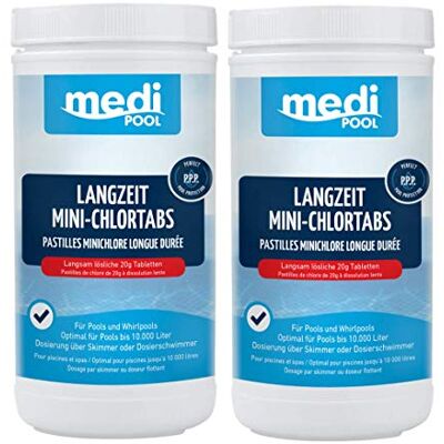 POWERHAUS24 Chlortabletten organisch 20g 2KG langsam löslich Aktivchlor Mind. 90% mit Pflegefibel POWERHAUS24 Chlortabletten organisch 20g 2KG langsam löslich Aktivchlor Mind. 90% mit Pflegefibel