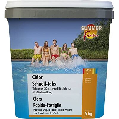Summer Fun Chlor Schnell-Tabs 20g Tabletten, 5 kg Summer Fun Chlor Schnell-Tabs 20g Tabletten, 5 kg