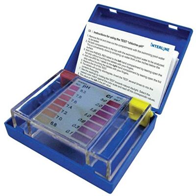 Interline pH- und Chlor-Testset für Wassertester Pool Schwimmbad Schwimmbecken Wasserqualität Pooltester Interline pH- und Chlor-Testset für Wassertester Pool Schwimmbad Schwimmbecken Wasserqualität Pooltester