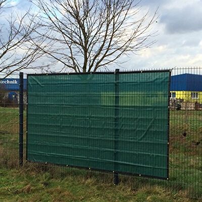 Boni-Shop Gewebe für Bauzaun Bauzaunnetz (grün, 1,76m x 3,41m) Boni-Shop Gewebe für Bauzaun Bauzaunnetz (grün, 1,76m x 3,41m)