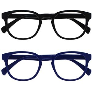 Opulize Pop Lesebrille - 2er Pack, Keck, Rund, Mattrahmen, +2,50 Opulize Pop Lesebrille - 2er Pack, Keck, Rund, Mattrahmen, +2,50
