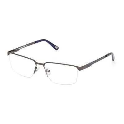 Skechers Brille mit Sehstärke für Herren optional mit Sonnenbrillentönung oder Blaulichtfilter, Rechteckig, gefertigt aus Metall, Modell: SE3375@56009# (inklusive Brillenetui) Skechers Brille mit Sehstärke für Herren optional mit Sonnenbrillentönung oder Blaulichtfilter, Rechteckig, gefertigt aus Metall, Modell: SE3375@56009# (inklusive Brillenetui)