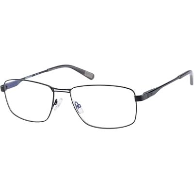 CAT Brille mit Sehstärke für Herren optional mit Sonnenbrillentönung oder Blaulichtfilter, Rechteckig, gefertigt aus Edelstahl, Modell: CTO-3017-004 (inklusive Brillenetui) CAT Brille mit Sehstärke für Herren optional mit Sonnenbrillentönung oder Blaulichtfilter, Rechteckig, gefertigt aus Edelstahl, Modell: CTO-3017-004 (inklusive Brillenetui)