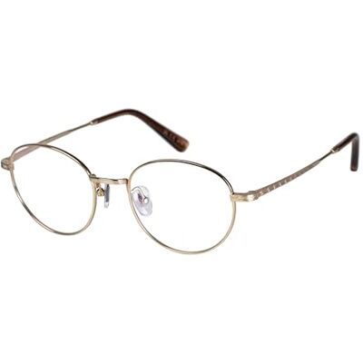 Savile Row Rund Titan Brillen in Gold für Damen, Brille mit Sehstärke, optional mit Sonnenbrillen tönung oder Blaulichtfilter (Modell SRO-009-201) Savile Row Rund Titan Brillen in Gold für Damen, Brille mit Sehstärke, optional mit Sonnenbrillen tönung oder Blaulichtfilter (Modell SRO-009-201)