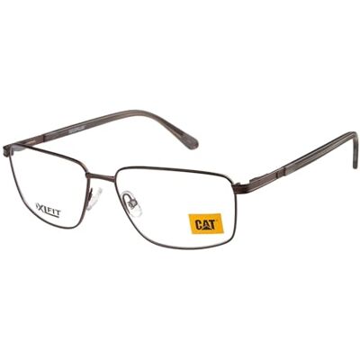 CAT Brille mit Sehstärke für Herren optional mit Sonnenbrillentönung oder Blaulichtfilter, Rechteckig, gefertigt aus Metall, Modell: CTO-3059-003 (inklusive Brillenetui) CAT Brille mit Sehstärke für Herren optional mit Sonnenbrillentönung oder Blaulichtfilter, Rechteckig, gefertigt aus Metall, Modell: CTO-3059-003 (inklusive Brillenetui)
