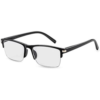 FILTRAL Rechteckige Lesebrille für Damen & Herren/Halbrahmen Brille mit Federscharnieren FILTRAL Rechteckige Lesebrille für Damen & Herren/Halbrahmen Brille mit Federscharnieren
