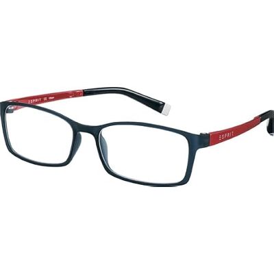 Esprit Brille mit Sehstärke für Unisex optional mit Sonnenbrillentönung oder Blaulichtfilter, Rechteckig, gefertigt aus Kunststoff, Modell: ET17422-51-543 (inklusive Brillenetui) Esprit Brille mit Sehstärke für Unisex optional mit Sonnenbrillentönung oder Blaulichtfilter, Rechteckig, gefertigt aus Kunststoff, Modell: ET17422-51-543 (inklusive Brillenetui)